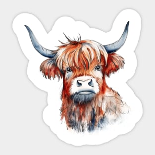 Highland Cow Sticker